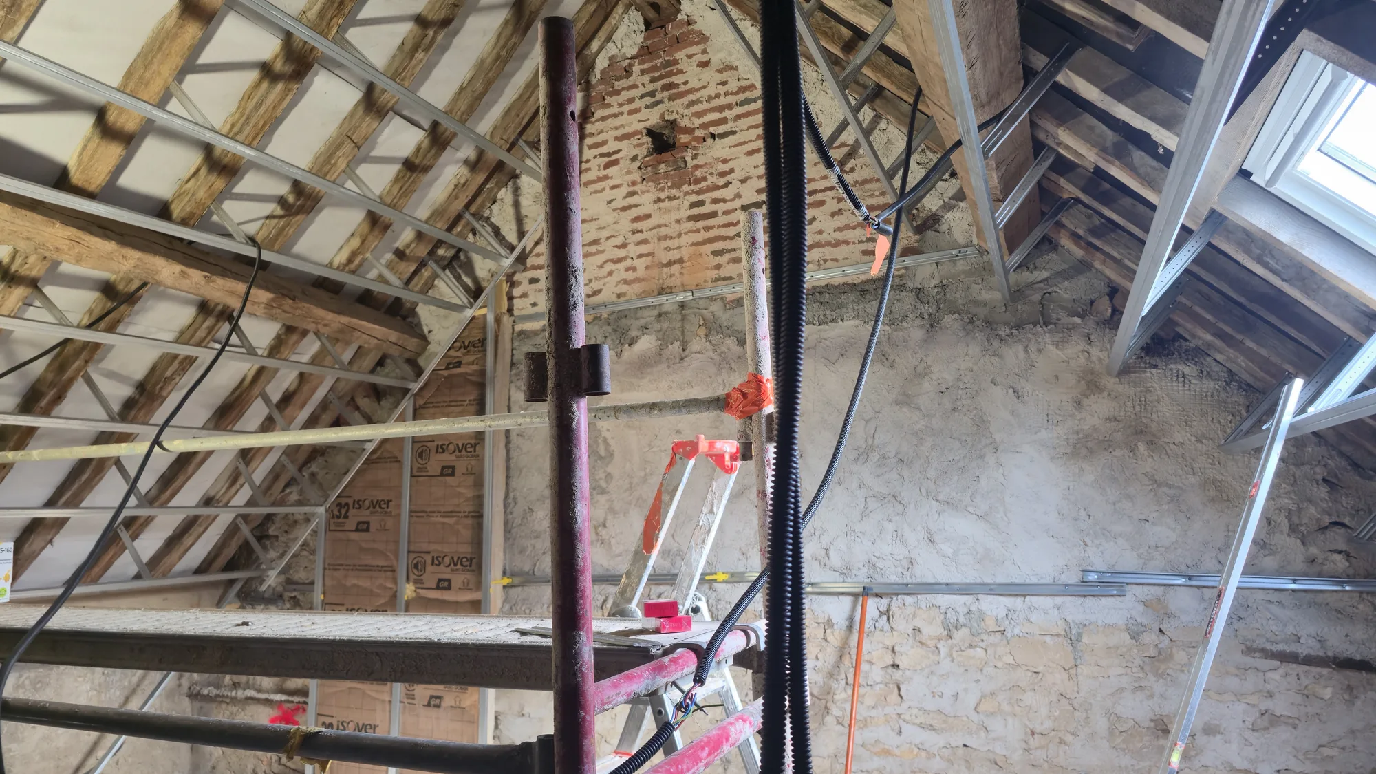Rénovation des combles avant travaux